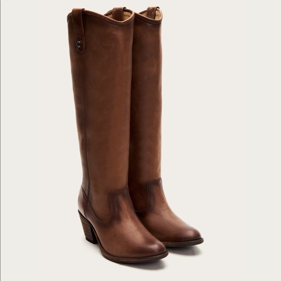 Frye Shoes - Frye Jackie Button Boots in Cognac